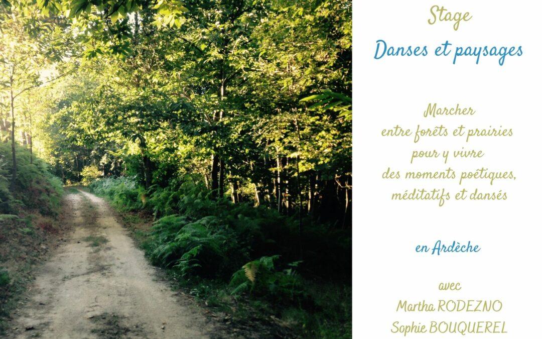 Danses et paysages