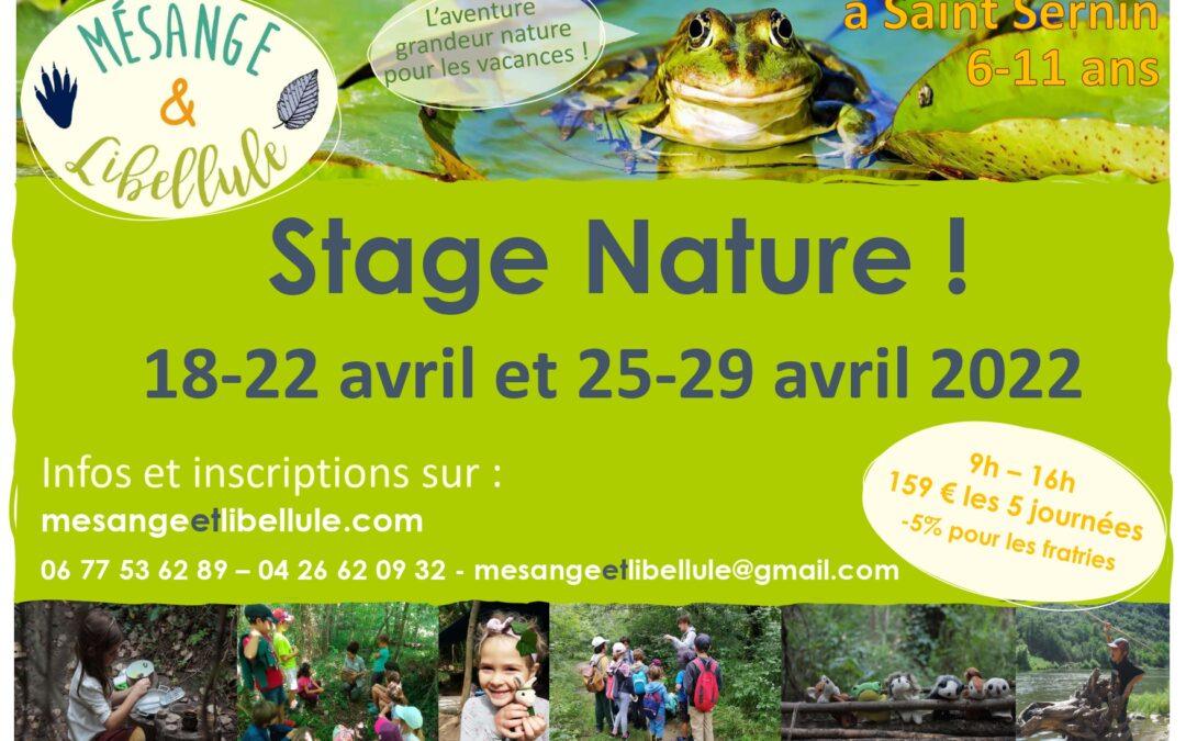 Stages nature du printemps