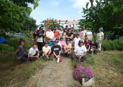 Éducation à l’environnement et chantier de jeunes au jardin de l’association VIE !