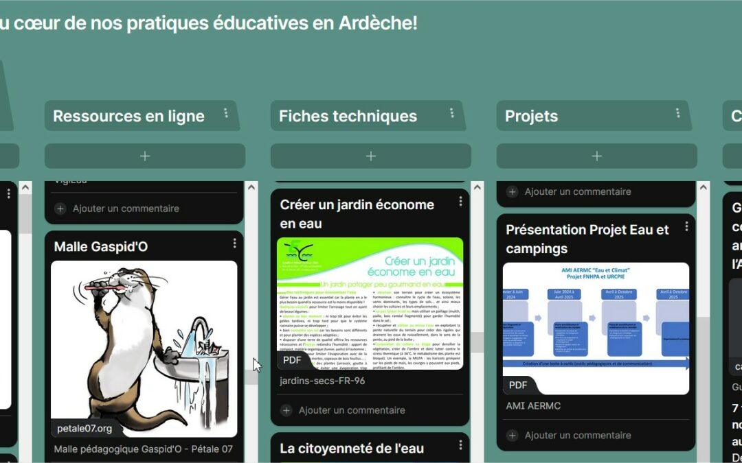 L’eau, un sujet au cœur de nos pratiques éducatives en Ardèche