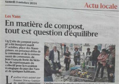 Accompagnement des collectivités dans la mise en place du compostage : la presse en parle !