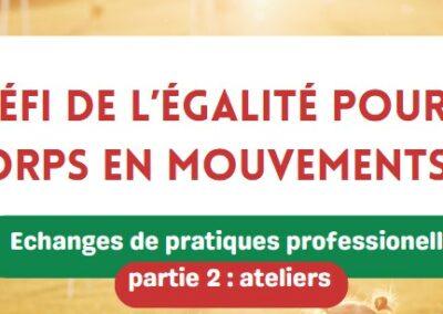 Échange de pratiques « Le défi de l’égalité pour les corps en mouvement » – 30 janv. 2025